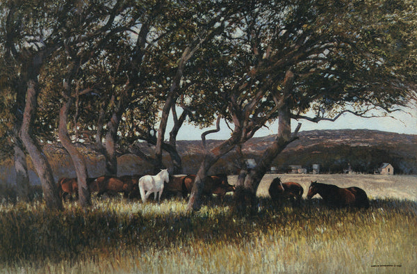 I-119 Horses Under Trees